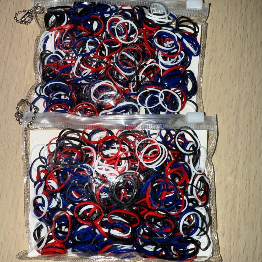 Multicolor Elastic Hair Ties